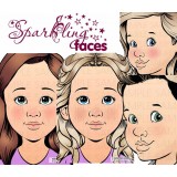 Sparkling faces Practice boards